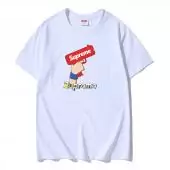 supreme t shirt low price pas cher gun super white